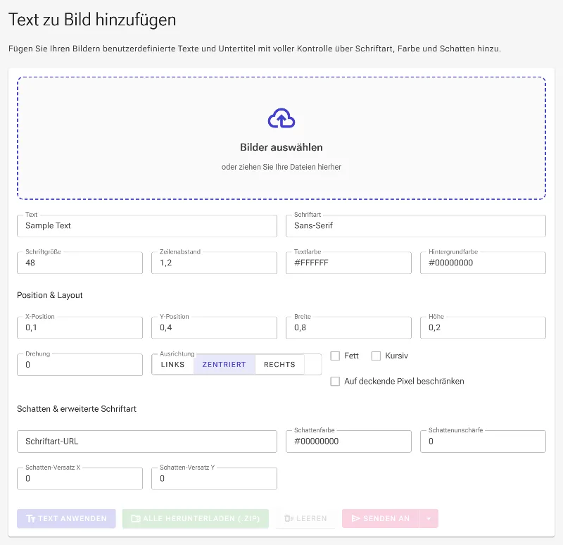 Starten Sie das Text-Tool