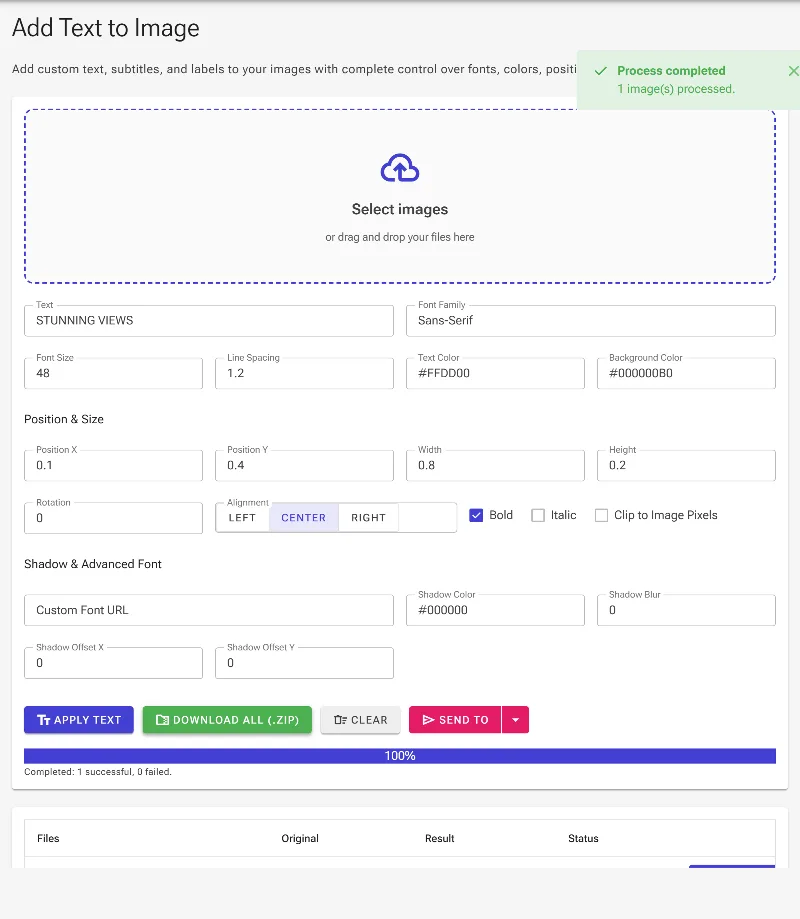 Apply Changes and Download
