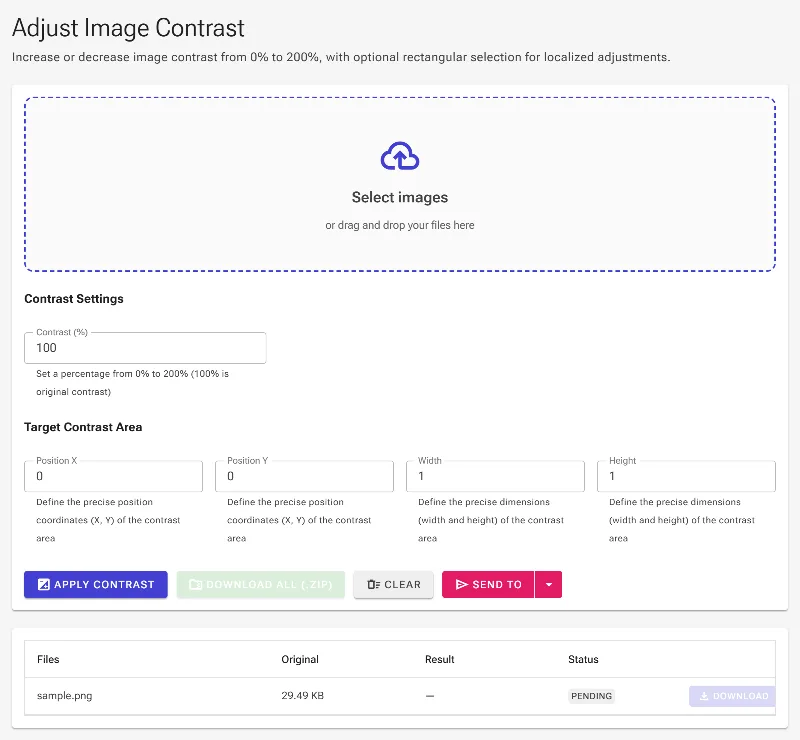 Upload your target image