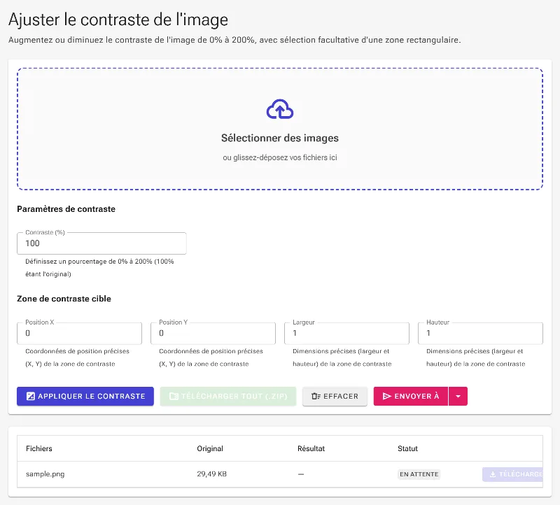 Importez votre image