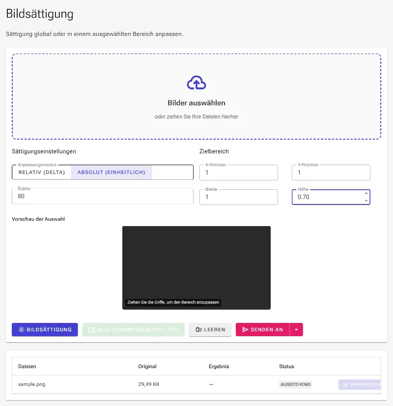 Bereich eingrenzen