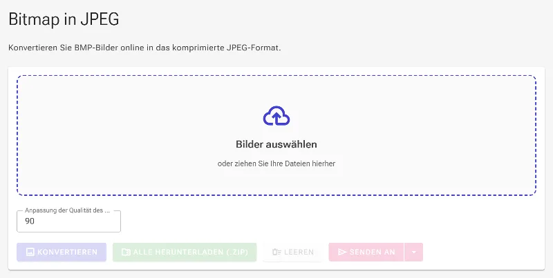 Öffnen Sie den JPEG-Konverter