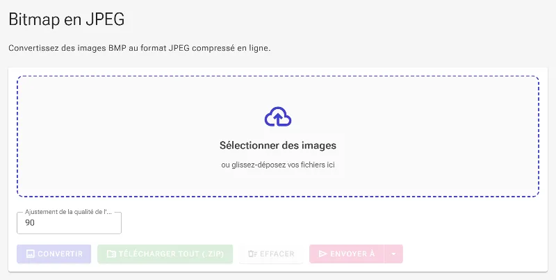 Ouvrir le convertisseur JPEG