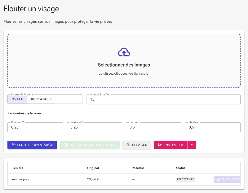 Importez votre image