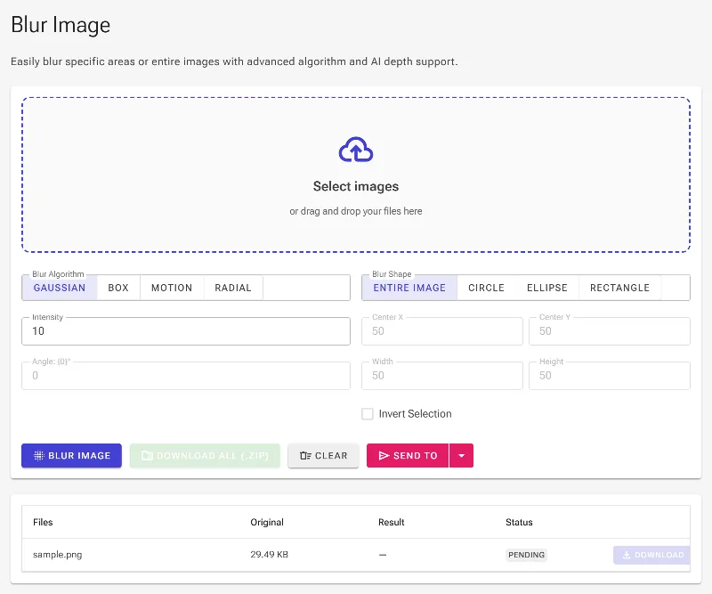 Upload your target image