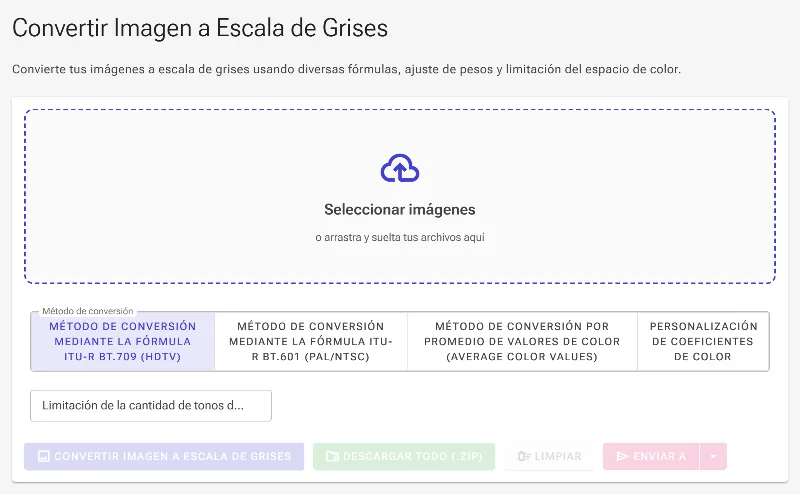 Abre el convertidor a escala de grises