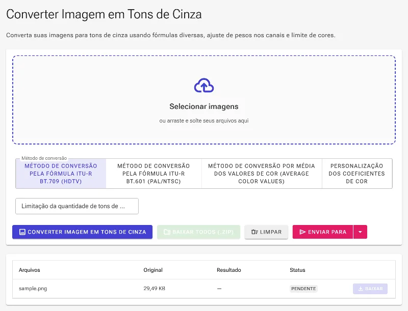 Faça o upload da sua imagem