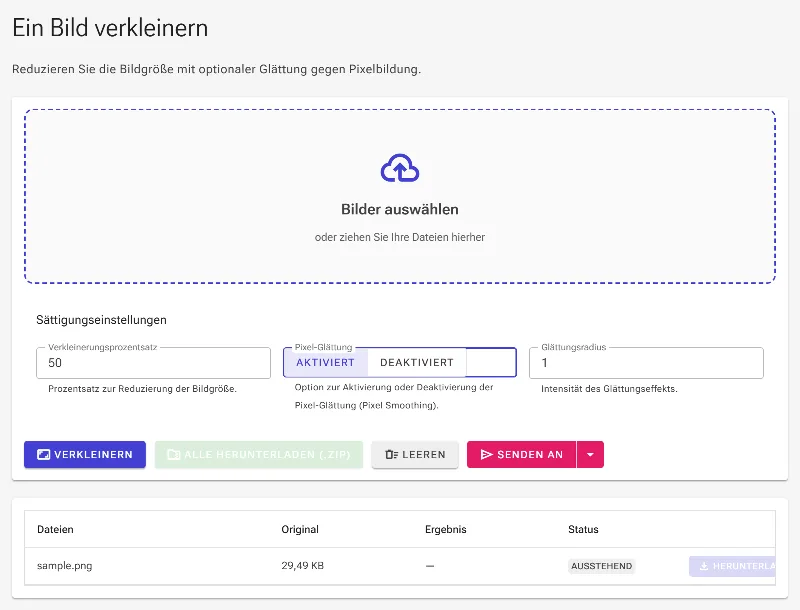 Pixelglättung aktivieren