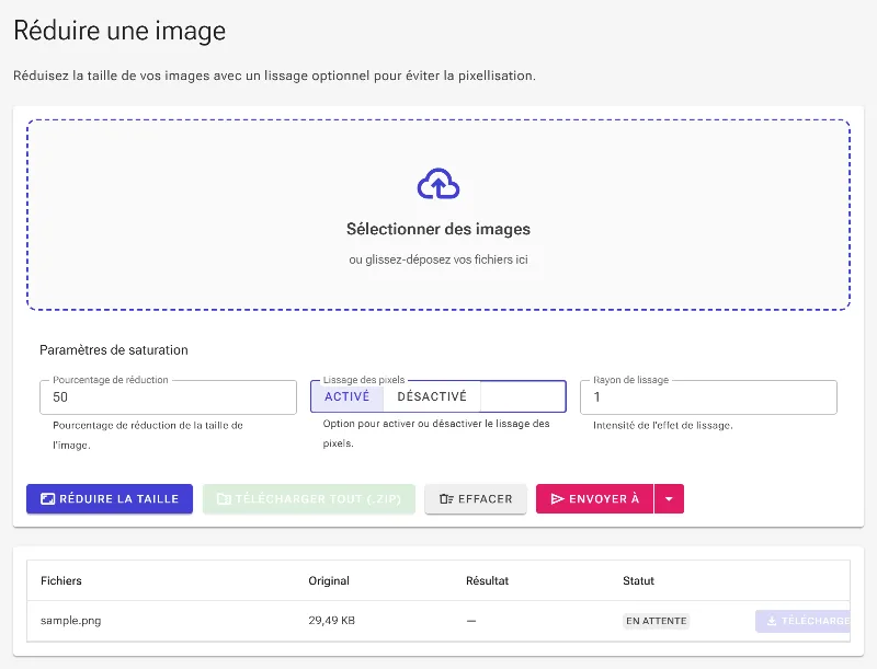 Activer le lissage des pixels