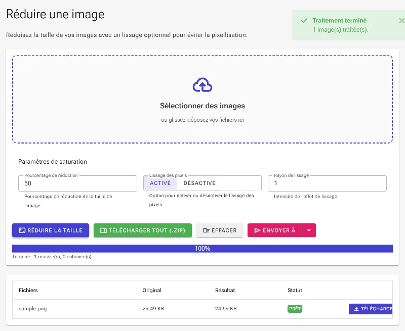 Exécuter et récupérer les résultats