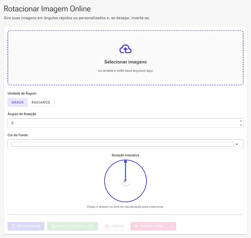 Abra o rotador de imagens