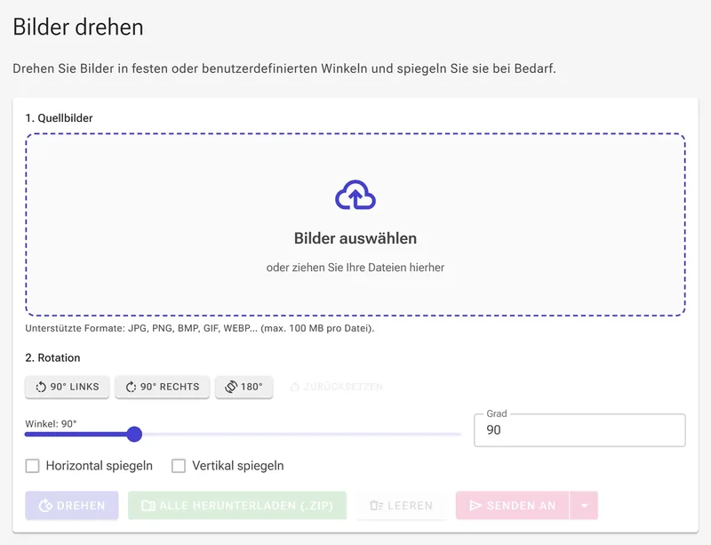 Bild(er) hochladen