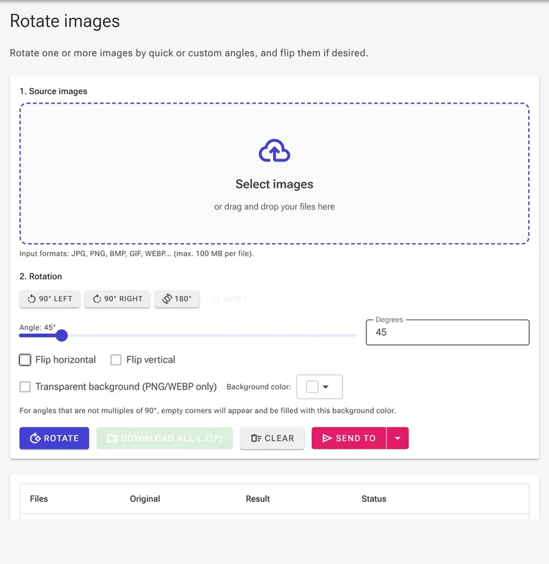 Set a Custom Free-Rotation Angle